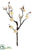 Plum Blossom Spray - Cream - Pack of 12