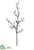 Silk Plants Direct Magnolia Bud Spray - Cream - Pack of 6