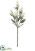 Silk Plants Direct Lavender Spray - Cream - Pack of 12