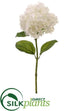 Silk Plants Direct Hydrangea Spray - Cream - Pack of 6