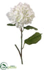 Silk Plants Direct Hydrangea Spray - Cream - Pack of 12