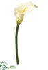 Silk Plants Direct Giant Calla Lily Spray - Cream - Pack of 8