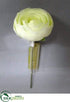 Silk Plants Direct Ranunculus Stem - Cream - Pack of 24