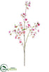 Silk Plants Direct Cherry Blossom Spray - Pink Cream - Pack of 6