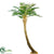 Tropical Fern Tree Curved - Green - Pack of 1