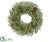 Plastic Pine Cone, Juniper Wreath - Green - Pack of 2