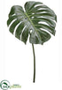 Silk Plants Direct Philodendron Spray - Green - Pack of 12