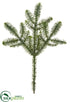 Silk Plants Direct Fir Pine Spray - Green - Pack of 12