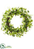 Silk Plants Direct Clover, Grass Wreath - Green - Pack of 4