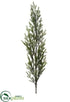 Silk Plants Direct Pine Topiary Stem - Green - Pack of 6