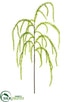 Silk Plants Direct Soft Plastic Weeping Juniper Spray - Green - Pack of 12