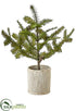 Silk Plants Direct Pine Tree - Green - Pack of 2