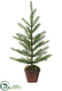 Silk Plants Direct Noble Pine Tree - Green - Pack of 6