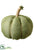 Burlap Pumpkin - Green - Pack of 8
