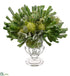 Silk Plants Direct Echeveria, Protea - Green - Pack of 1