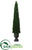 Battery Operated UV Protected Boxwood Cone Topiary 50 Led Lights G - Green - Pack of 1