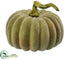 Silk Plants Direct Beaded Pumpkin - Green - Pack of 4