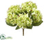 Silk Plants Direct Hydrangea Bush - Green - Pack of 12