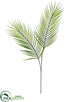 Silk Plants Direct Palm Spray - Green - Pack of 6