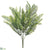 Woodland Fern Bush - Green - Pack of 6