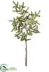 Silk Plants Direct Pine Branch - Green - Pack of 6