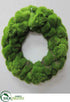 Silk Plants Direct Large Moss Wreath - Green - Pack of 6