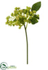 Silk Plants Direct Budding Spray - Green - Pack of 12