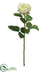 Silk Plants Direct Real Touch Rose Spray - Green - Pack of 6