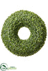 Silk Plants Direct Sedum Wreath - Green - Pack of 1