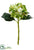 Silk Plants Direct Hydrangea Spray - Green - Pack of 12