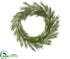 Silk Plants Direct Pine Wreath - Green - Pack of 2