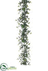 Silk Plants Direct Eucalyptus, Succulent Garland - Green - Pack of 2