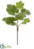 Silk Plants Direct Fig Leaf Spray - Green - Pack of 12