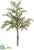Juniper Tree Branch - Green - Pack of 2