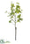 Silk Plants Direct Chestnut Leaf Spray - Green - Pack of 12