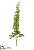 Silk Plants Direct Delphinium Spray - Green - Pack of 12