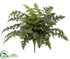 Silk Plants Direct Royal Fern Bush - Green - Pack of 6