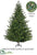 Black Spruce Tree With Multi Function 1000 HLED Lights - Green - Pack of 1