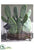 Silk Plants Direct Pear Cactus, Twigs - Green - Pack of 1