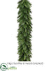 Silk Plants Direct Long Needle Pine Garland - Green - Pack of 1
