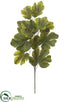 Silk Plants Direct Fig Leaf Spray - Green - Pack of 6