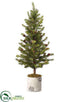 Silk Plants Direct Pine Tree With Pine Cones - Green - Pack of 1