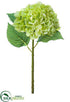 Silk Plants Direct Real Touch Hydrangea Spray - Green - Pack of 6