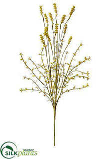 Plastic Millet Seed Spray - Mustard Green - Pack of 12