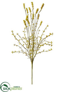 Plastic Millet Seed Spray - Mustard Green - Pack of 12
