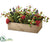 Pine Cone, Berry, Pod Centerpiece - Red Green - Pack of 1