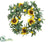 Sunflower, Lemon, Olive Wreath - Yellow Green - Pack of 1