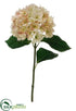 Silk Plants Direct Hydrangea Spray - Yellow Green - Pack of 12