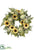 Sunflower, Protea, Queen Anne's Lace Wreath - Yellow Green - Pack of 1
