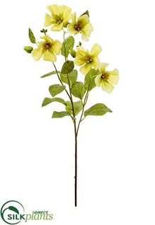 Chinese Hibiscus Spray - Yellow Green - Pack of 12